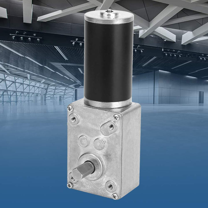24V 130RPM DC Schneckengetriebemotor 8kg.cm 31mm Hohe Torsion Selbsthemmende Motor Reversed Mini Tur
