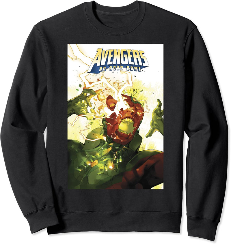 Marvel Avengers No Road Home Vision Comic Cover Sweatshirt