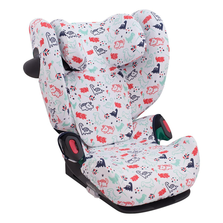 JYOKO KIDS Bezug Kompatibel mit Cybex Solution G I-size (Dino Party)