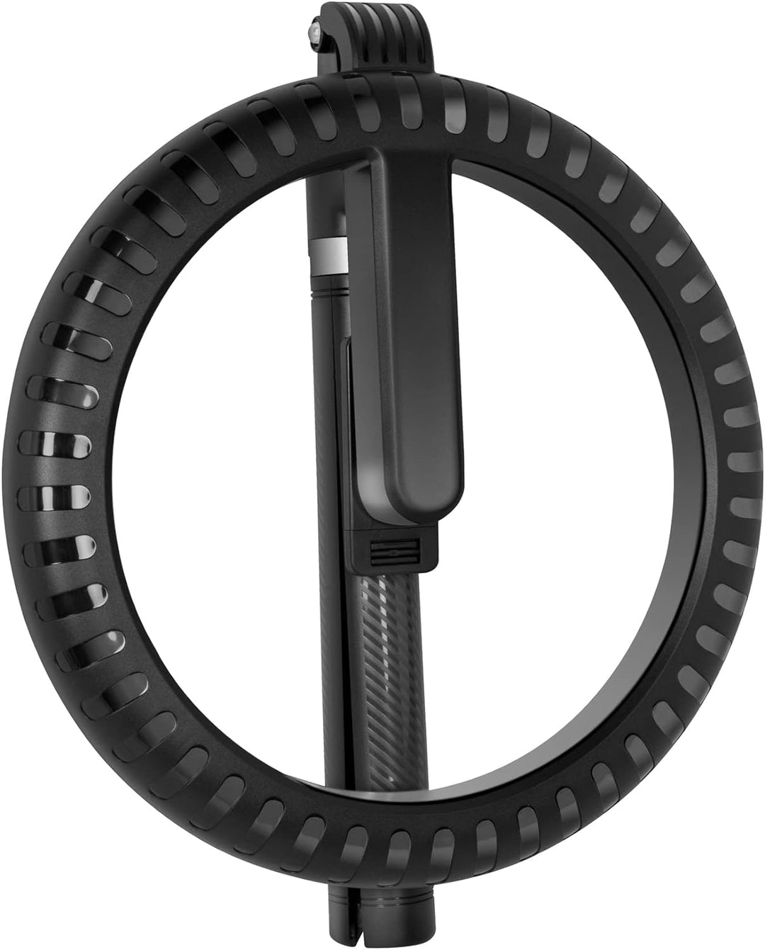LogiLink AA0156 - LED Ringlicht/Ring Light (Ø 25 cm) mit Smartphone Halterung, 26-RGB-Farbmodi und 9