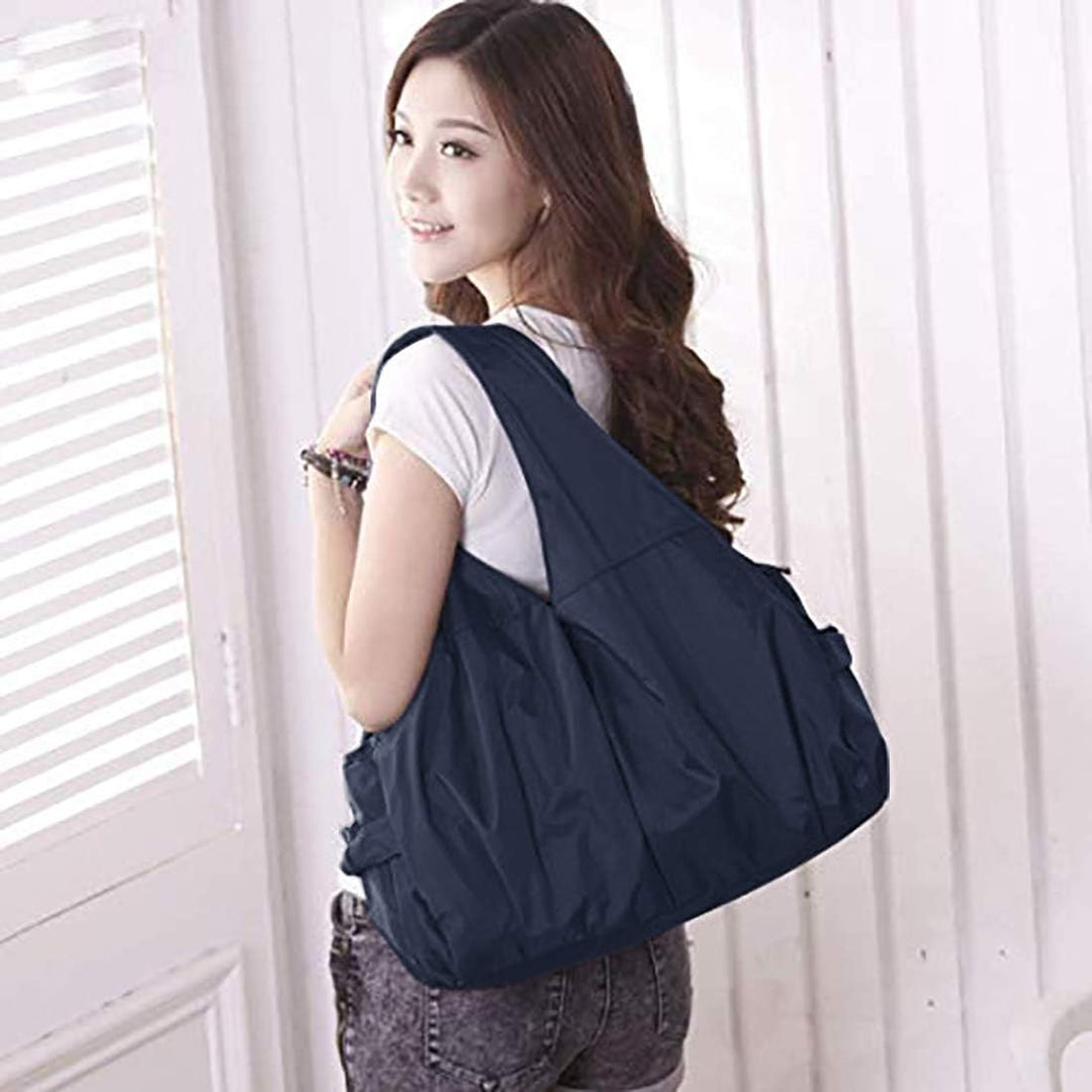 Shoulder Bag for Women, Waterproof Shopping Lightweight Work Purse and Handbag Travel Tote Oxford Ny