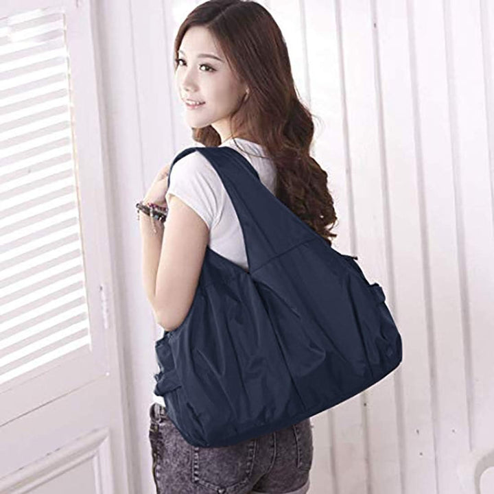 Shoulder Bag for Women, Waterproof Shopping Lightweight Work Purse and Handbag Travel Tote Oxford Ny