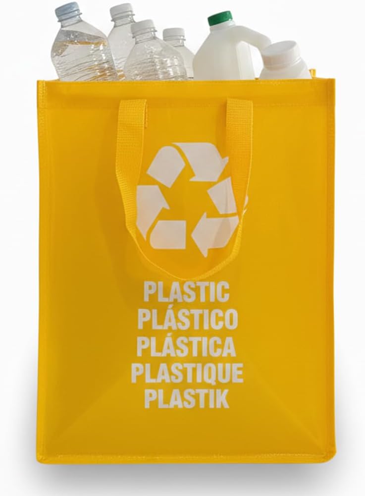 3 Pack Recyclingbeutel - Mülltrennsystem 3fach - Mülltrennsysteme - Recycling Behälter - Altglas, Al