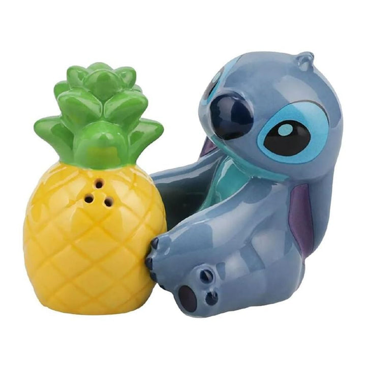 Stitch and Pineapple Salz- und Pfefferstreuer – offiziell lizenziertes Disney Lilo & Stitch Keramik-