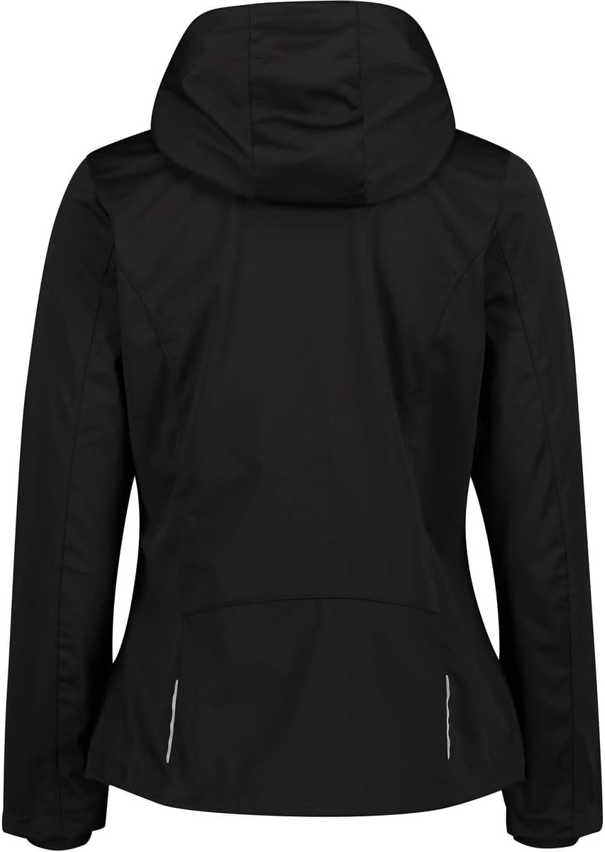 CMP Damen Light Softshell Jacke Softshelljacke Outdoorjacke 34 Schwarz, 34 Schwarz