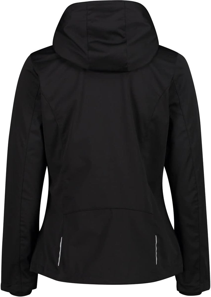 CMP Damen Light Softshell Jacke Softshelljacke Outdoorjacke 34 Schwarz, 34 Schwarz