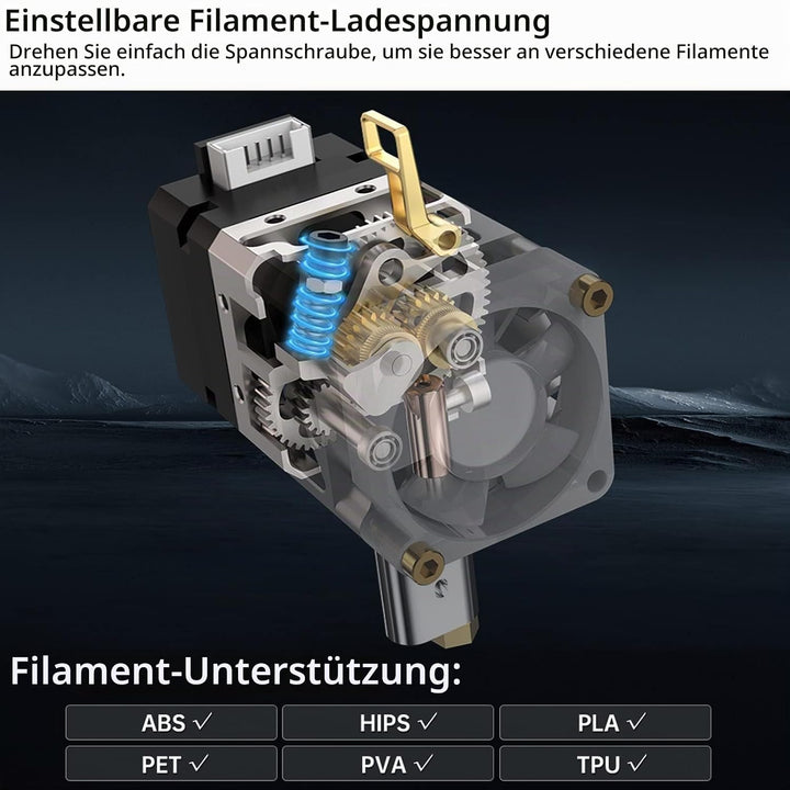 BIQU H2 V2S Lite Extruder Direct Drive Extruder High Flow Hotend Hochgeschwindigkeitsdruck für Ender