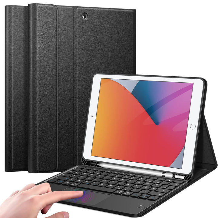 Fintie Tastatur Hülle für iPad (9. / 8. und 7. Generation - 2021/2020/2019), iPad 10.2 Hülle mit Tas