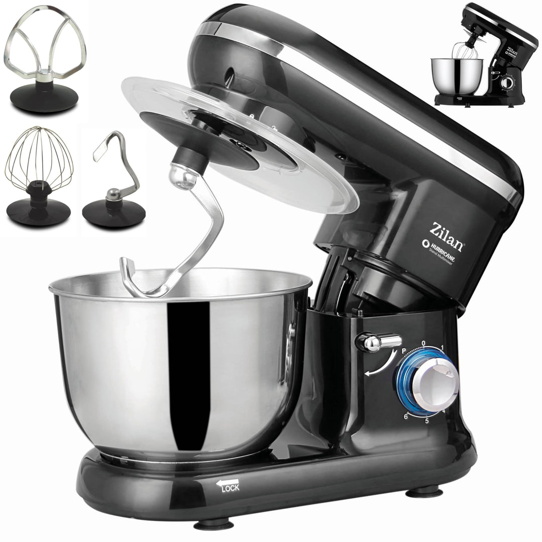 Elektrische Küchenmaschine Rührgeräte & Mixer Knetmaschine zum Backen Teigmaschine Schneebesen Rühr-