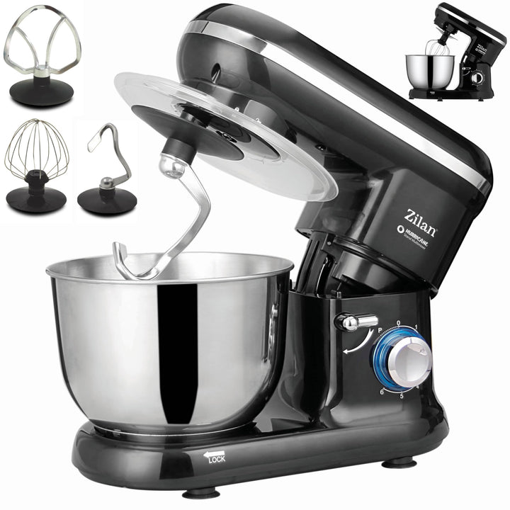 Elektrische Küchenmaschine Rührgeräte & Mixer Knetmaschine zum Backen Teigmaschine Schneebesen Rühr-