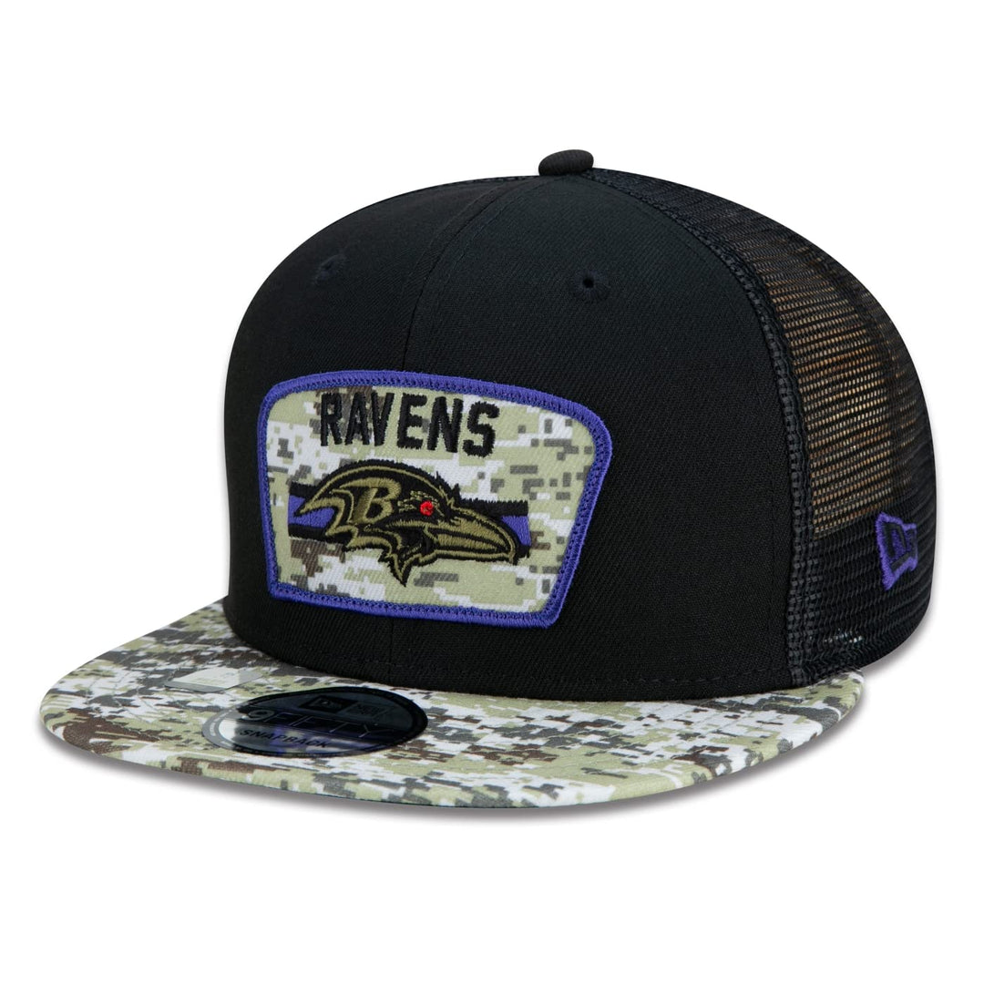 New Era NFL Baltimore Ravens Salute to Service 2021 Snapback 9FIFTY Game Cap