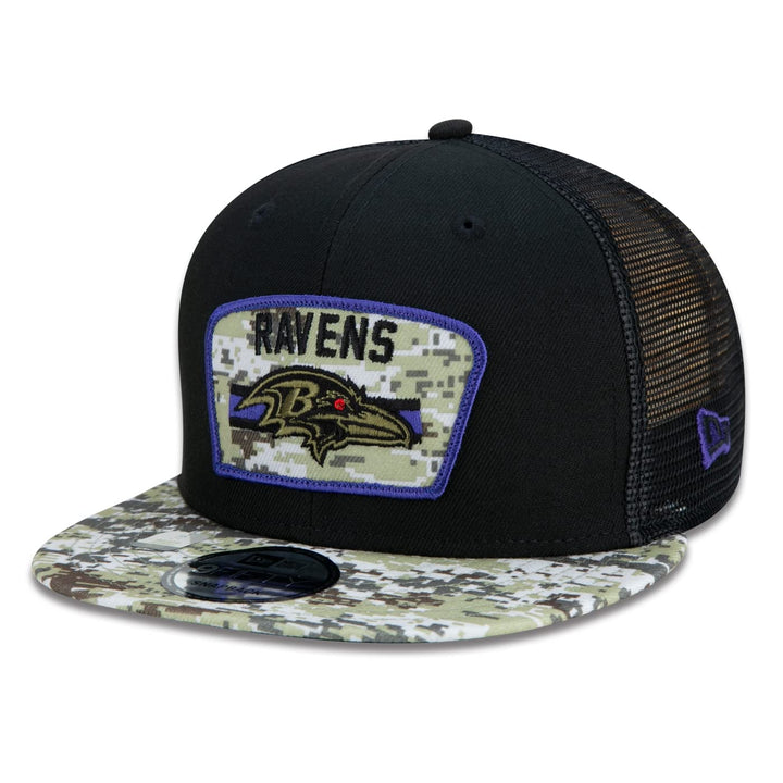 New Era NFL Baltimore Ravens Salute to Service 2021 Snapback 9FIFTY Game Cap