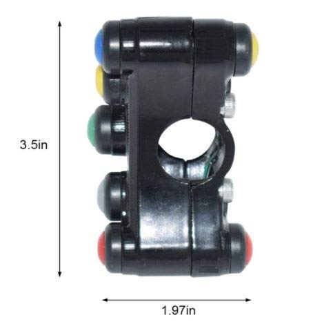 Motorrad Schalter Lenkerschalter Control Lenker 22mm für für Naked, Tourer, Rennsport, Cruiser, Pitb