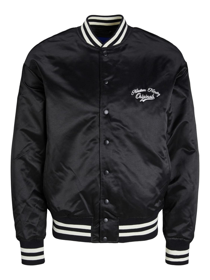 JACK & JONES Herren Jorstudio Bomber Bomberjacke, Schwarz