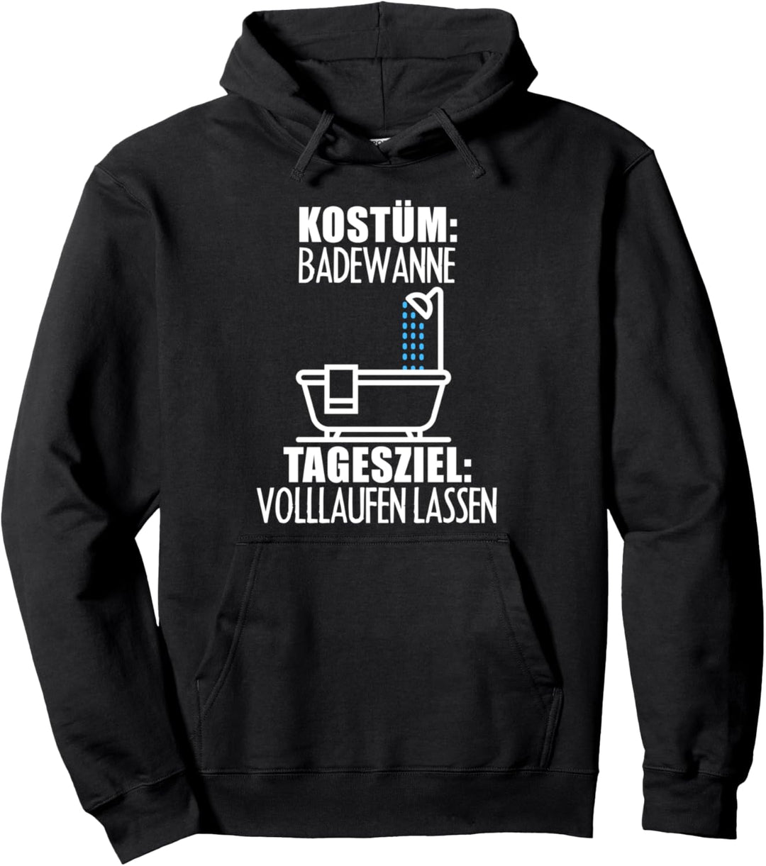 Badewanne Kostüm Für Deine Karneval Party Pullover Hoodie