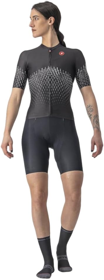 CASTELLI Damen Aero Pro W Jersey T-Shirt L Helles Schwarz, L Helles Schwarz