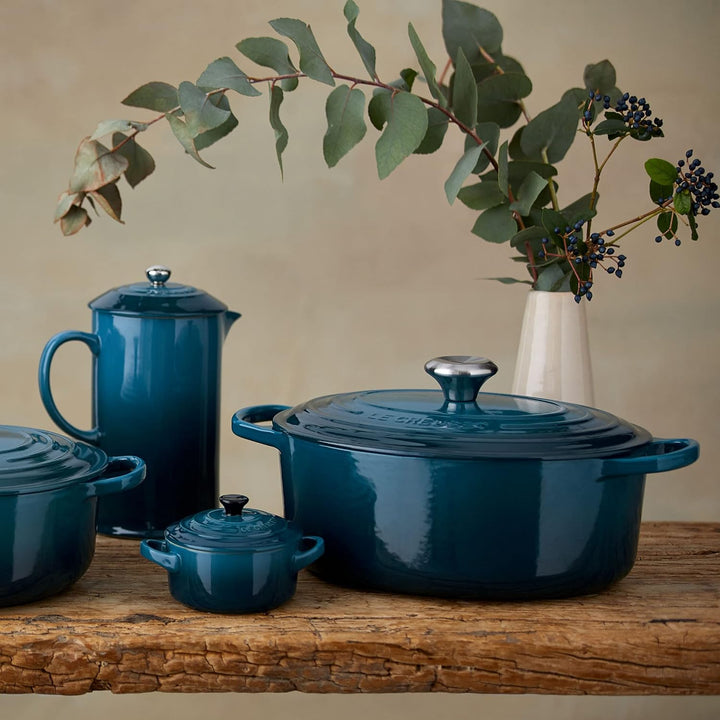 Le Creuset Signature Gusseisen-Bräter mit Deckel, Ø 27 cm, Oval, Für alle Herdarten und Induktion ge