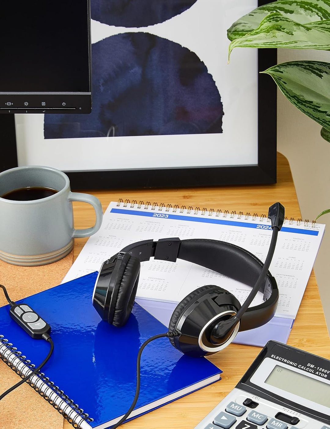 Conceptronic POLONA01B USB Headset + Mikrofon, schwarz