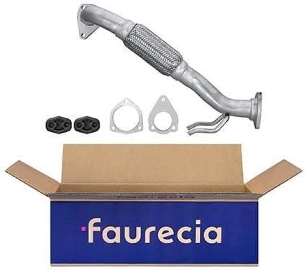 HELLA 8LA 366 006-711 Abgasrohr - Easy2Fit® Kit - vorne - einteilig - Set mit Anbauteilen