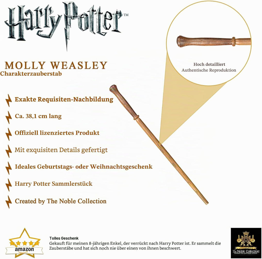 The Noble Collection Molly Weasleys Zauberstab, Bunt