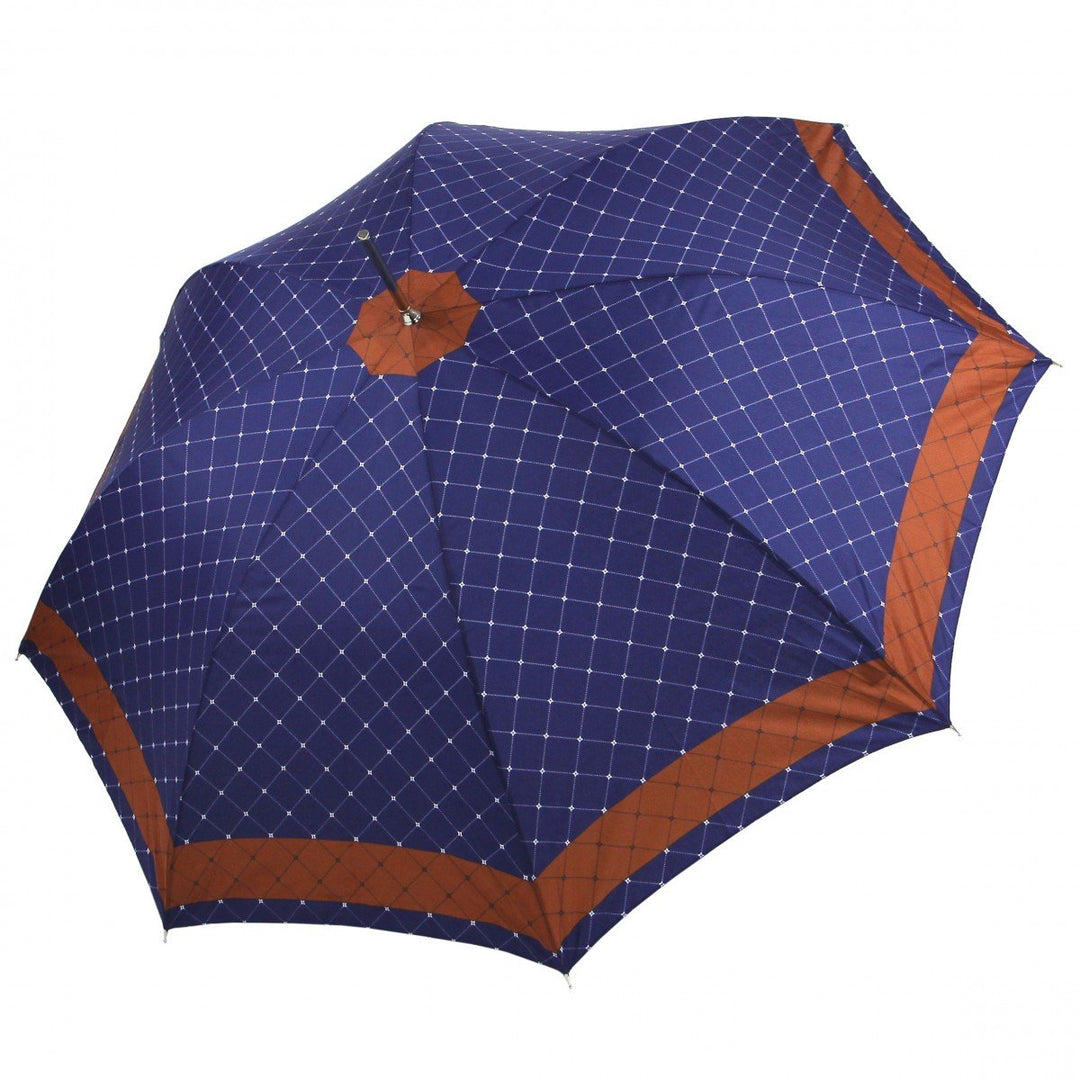 Damenschirm Stockschirm Regenschirm Automatik Carbonsteel Doppler blau