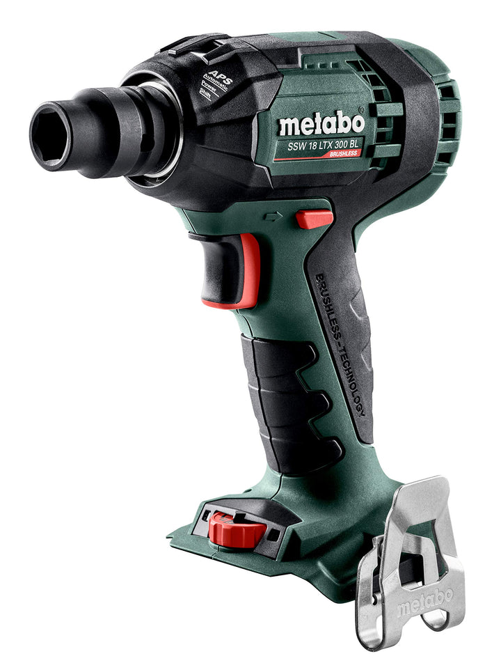 Metabo Akku Schlagschrauber SSW 18 LTX 300 BL (ohne Akku, 18 V, Max. Schraubengrösse M18, Max. Drehm