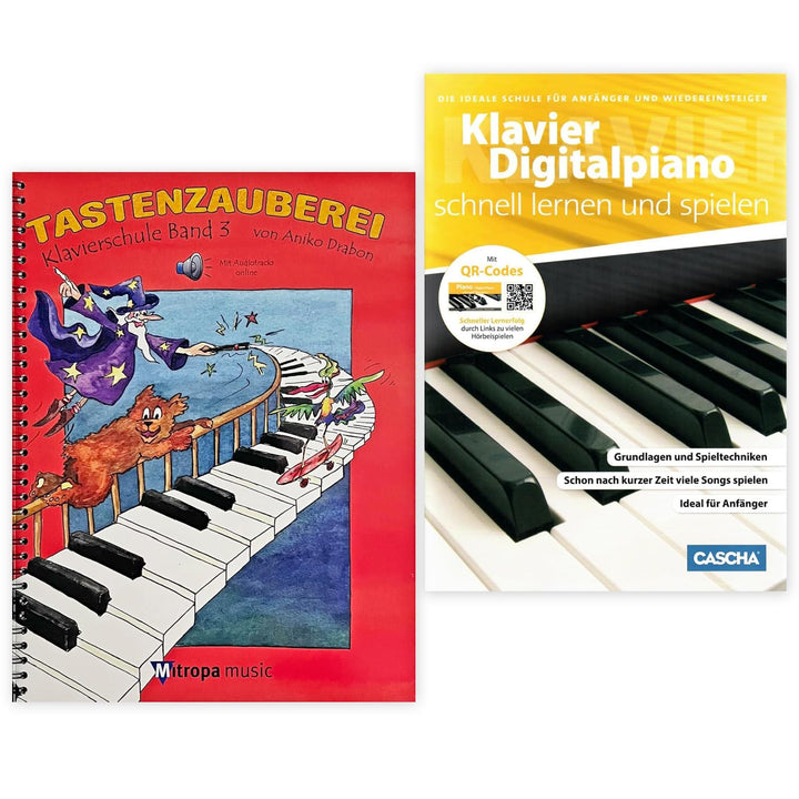Tastenzauberei Band 3 - Schule für Einzel- und Gruppenunterricht in deutscher Sprache - Klavierschul