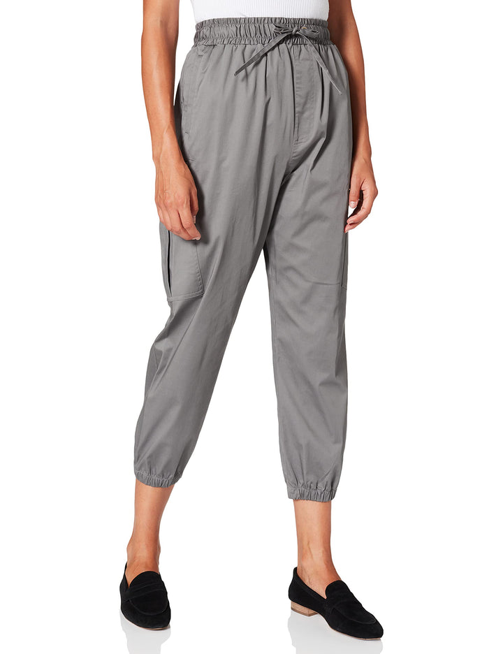 LOOKS BY WOLFGANG JOOP Damen Cargo olive Lässige Hose, Normal L Olive, L Olive