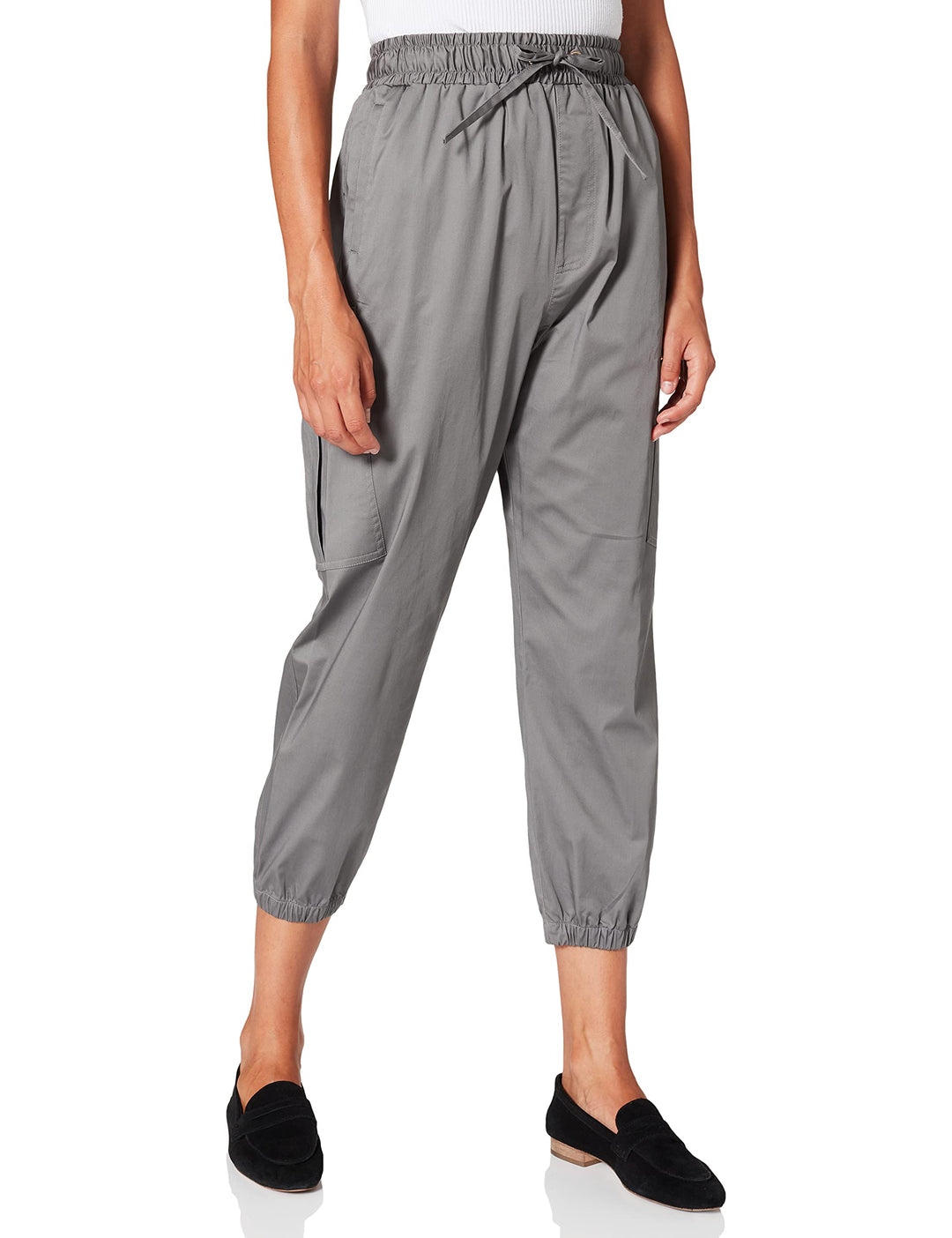 LOOKS BY WOLFGANG JOOP Damen Cargo olive Lässige Hose, Normal M Olive, M Olive
