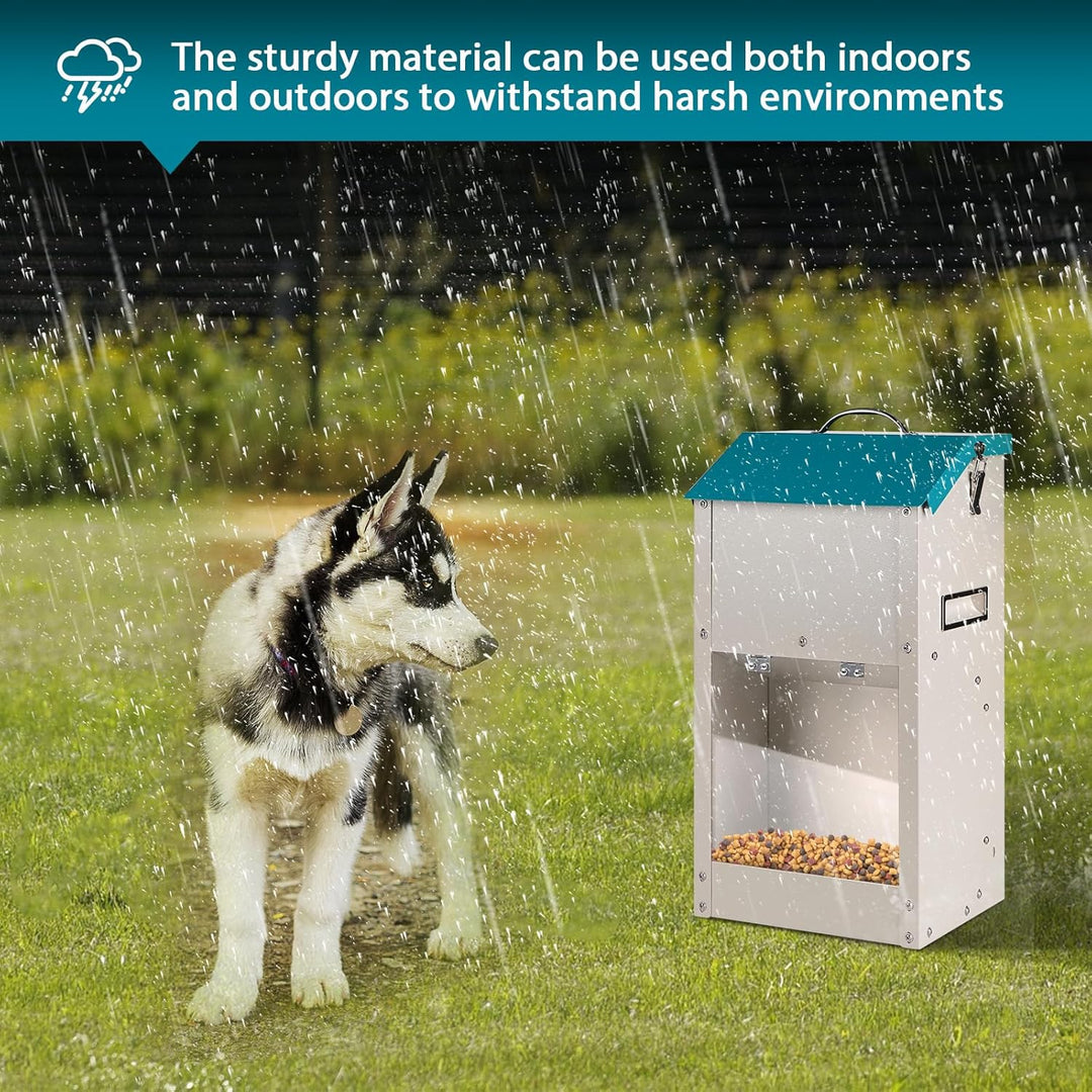 Verzinkte Schwerkraft Futterspender für Hunde, Rasse Hundefutterspender für Hunde, 7.5lbs Outdoor Ha