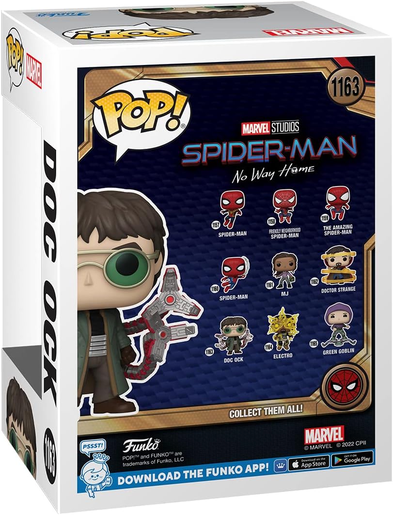 Funko Pop! Marvel: Spiderman No Way Home 2021 - Doctor Octopus - Doc Oc - Vinyl-Sammelfigur - Gesche