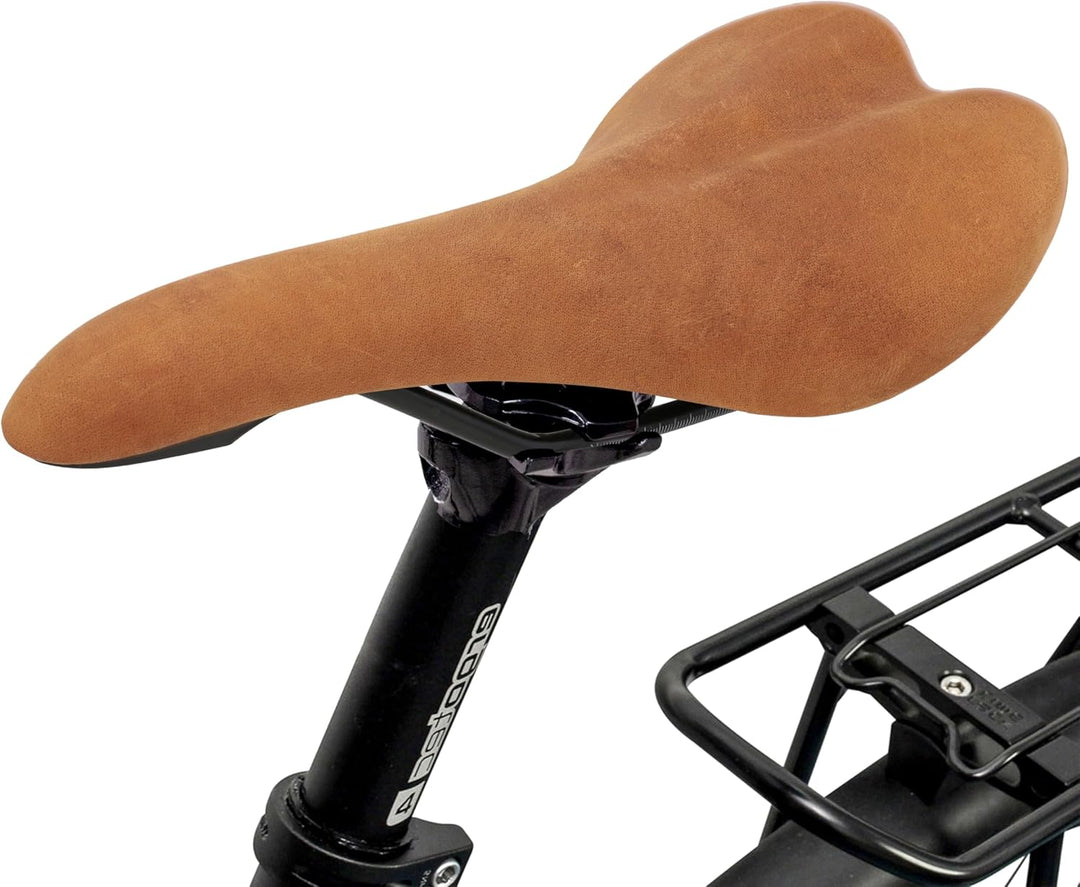 Gusti Fahrradsattel Leder - Geraint T. Fahrradsattel Ledersattel weich Sattel Fahrrad Rennrad Echtes