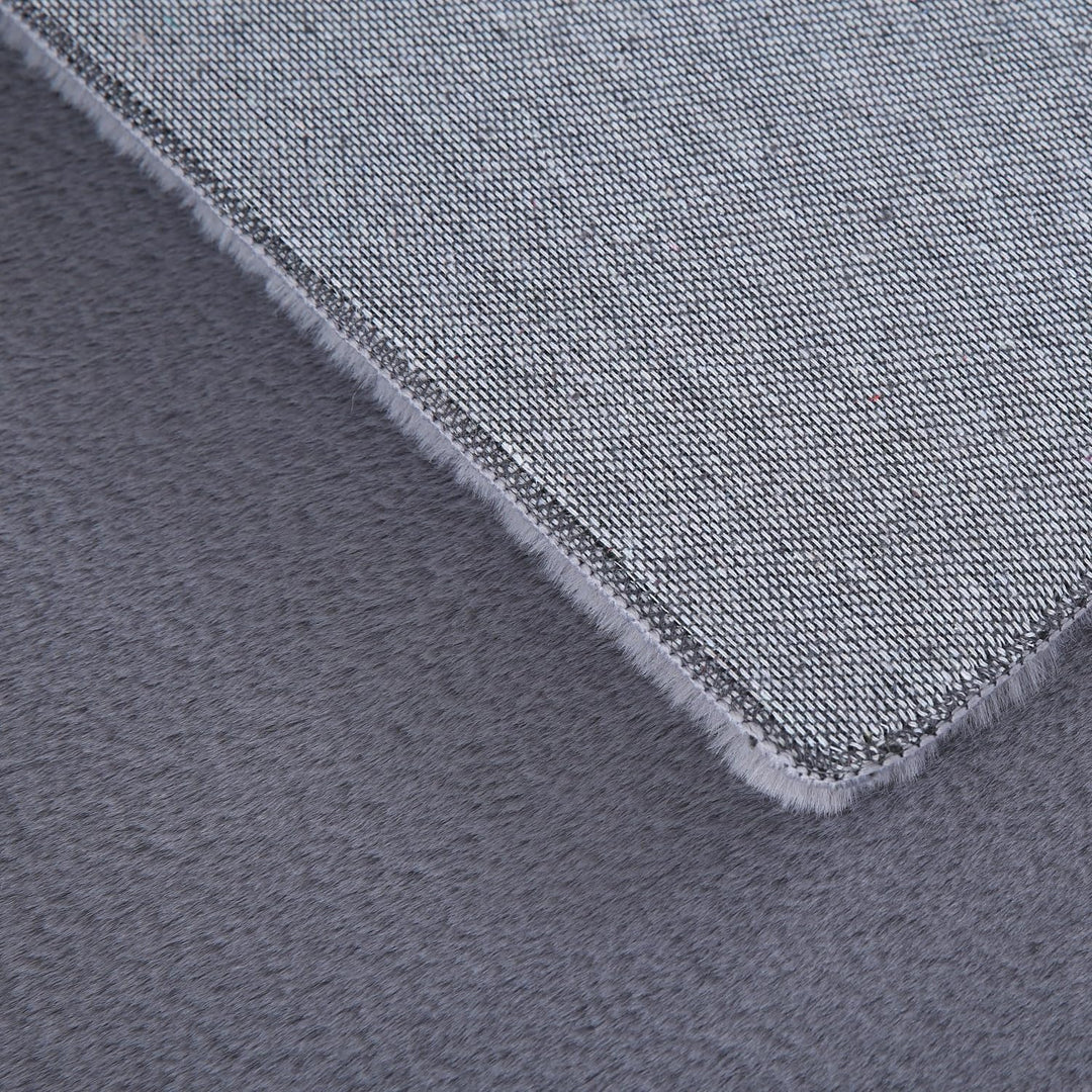 Weicher Hochflor Teppich Wohnzimmer Waschbarer Teppich im modernen Stil Unicolor & Einfarbig Läufer