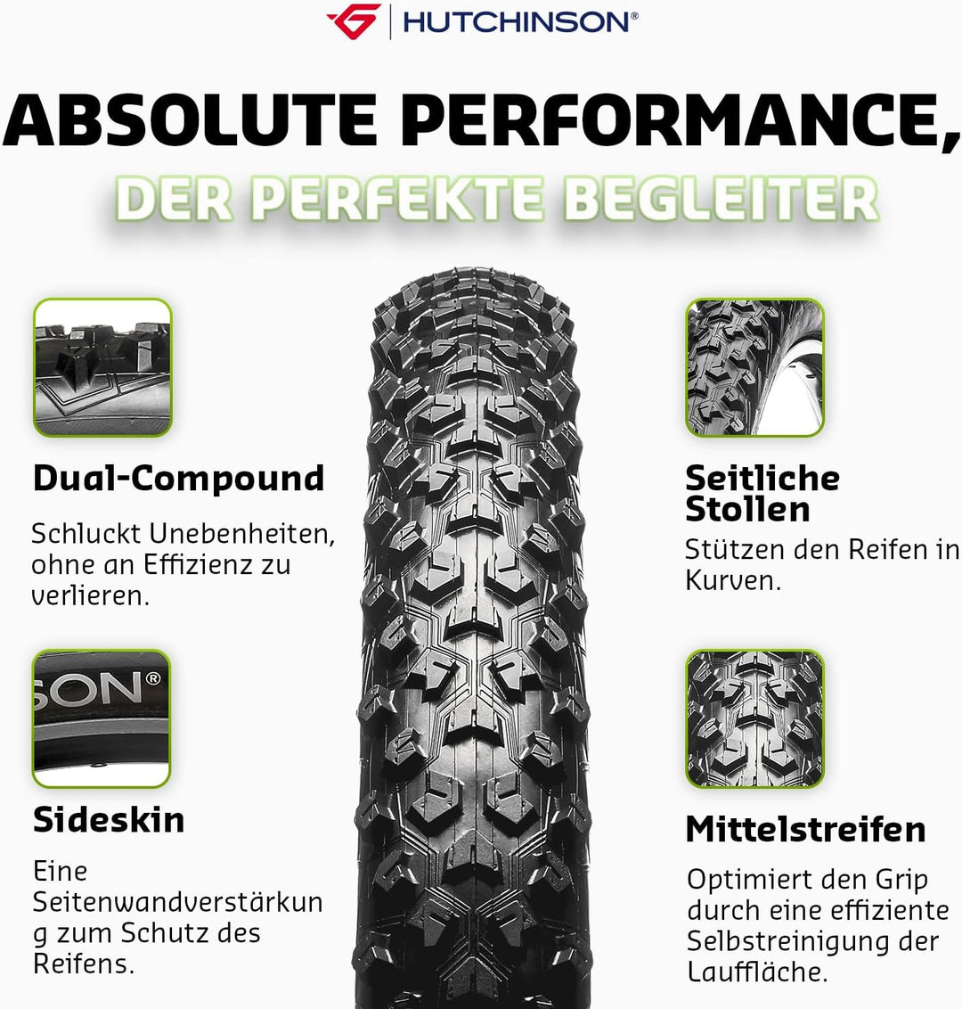 Hutchinson Hutchinson Taipan MTB Reifen, Schwarz, 29x2.40