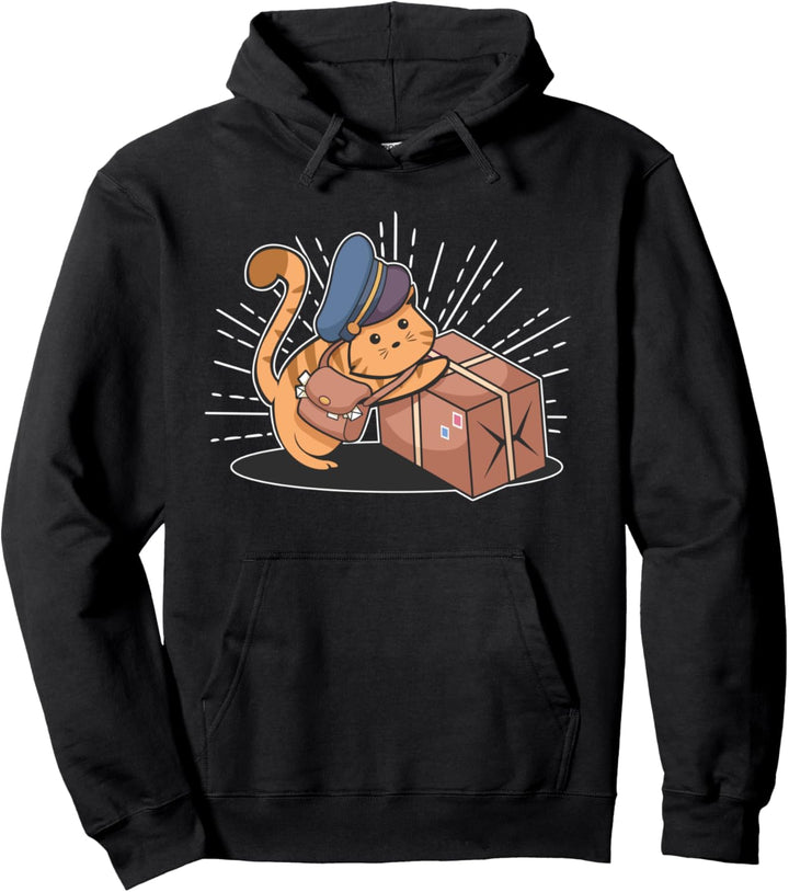 Lustiger Postboten Spruch Briefträger Post Pullover Hoodie