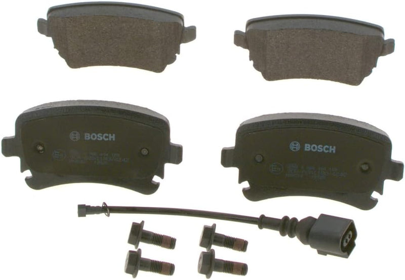 Bosch BP1018 Bremsbeläge - Hinterachse - ECE-R90 Zertifizierung - vier Bremsbeläge pro Set