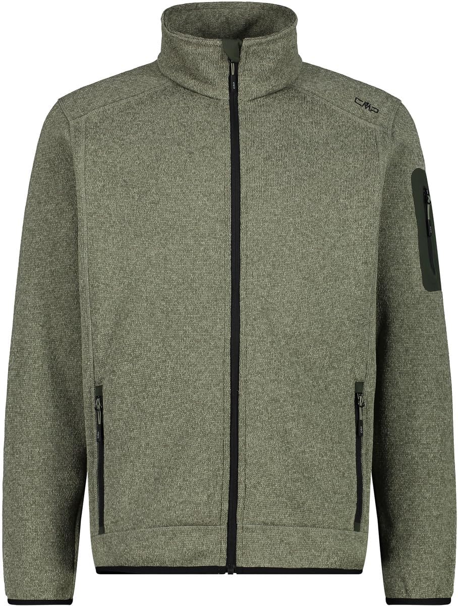 CMP Herren Herrenjacke fleecejacke, Khaki-Ölgrün