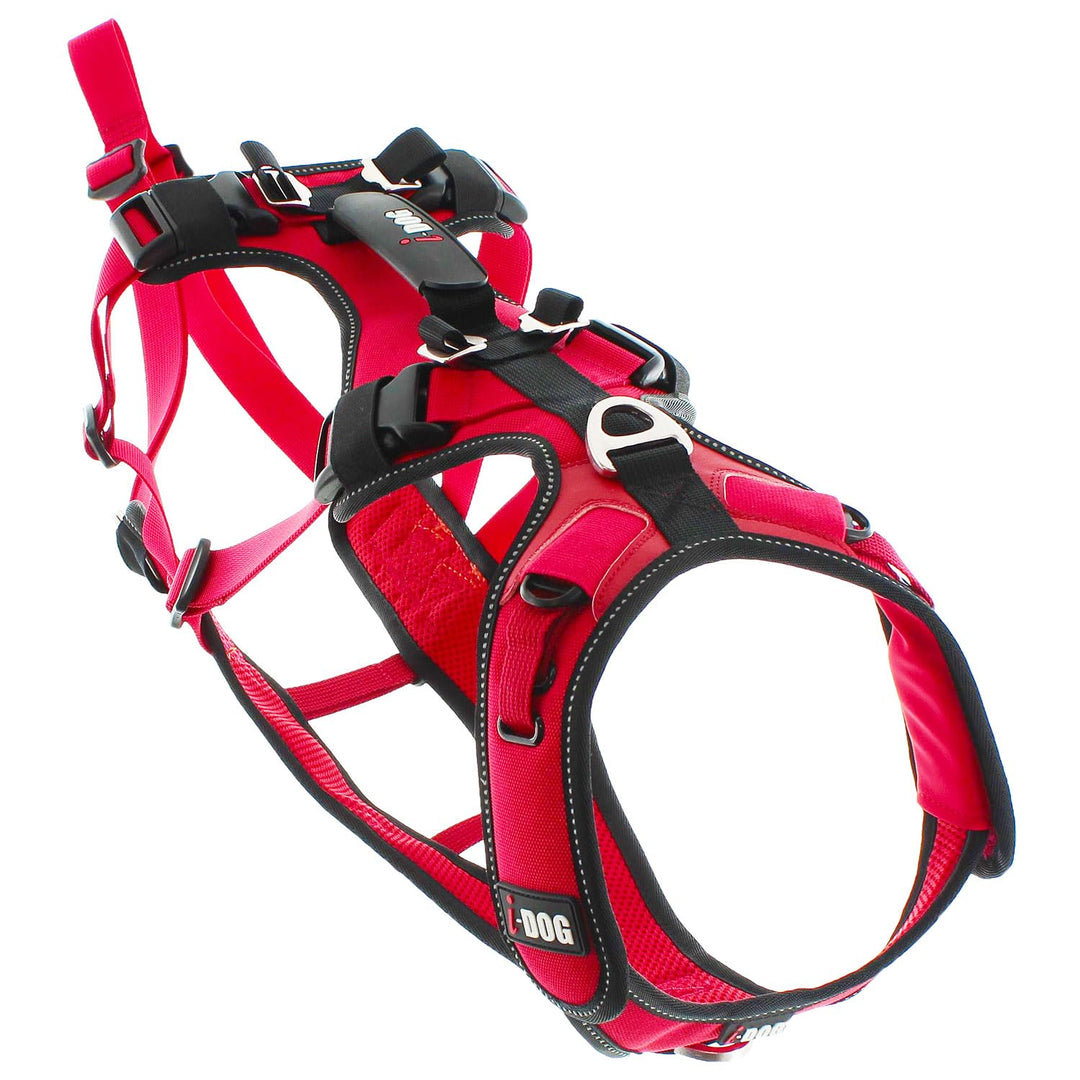 Trek I-Dog Comfort Hundegeschirr, Rot (S), S