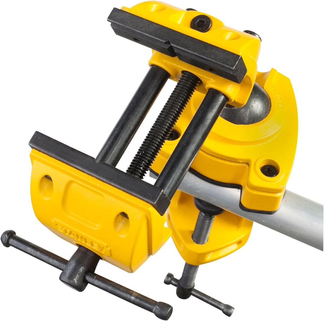 Stanley Maxsteel Multiachsen Schraubstock, mit drei Achsen durch Kugelgelenk, 25kg Spannkraft, 75mm