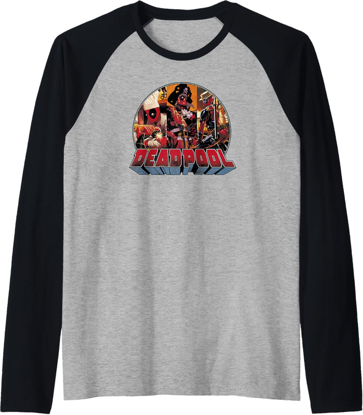 Marvel Deadpool Disguise Raglan