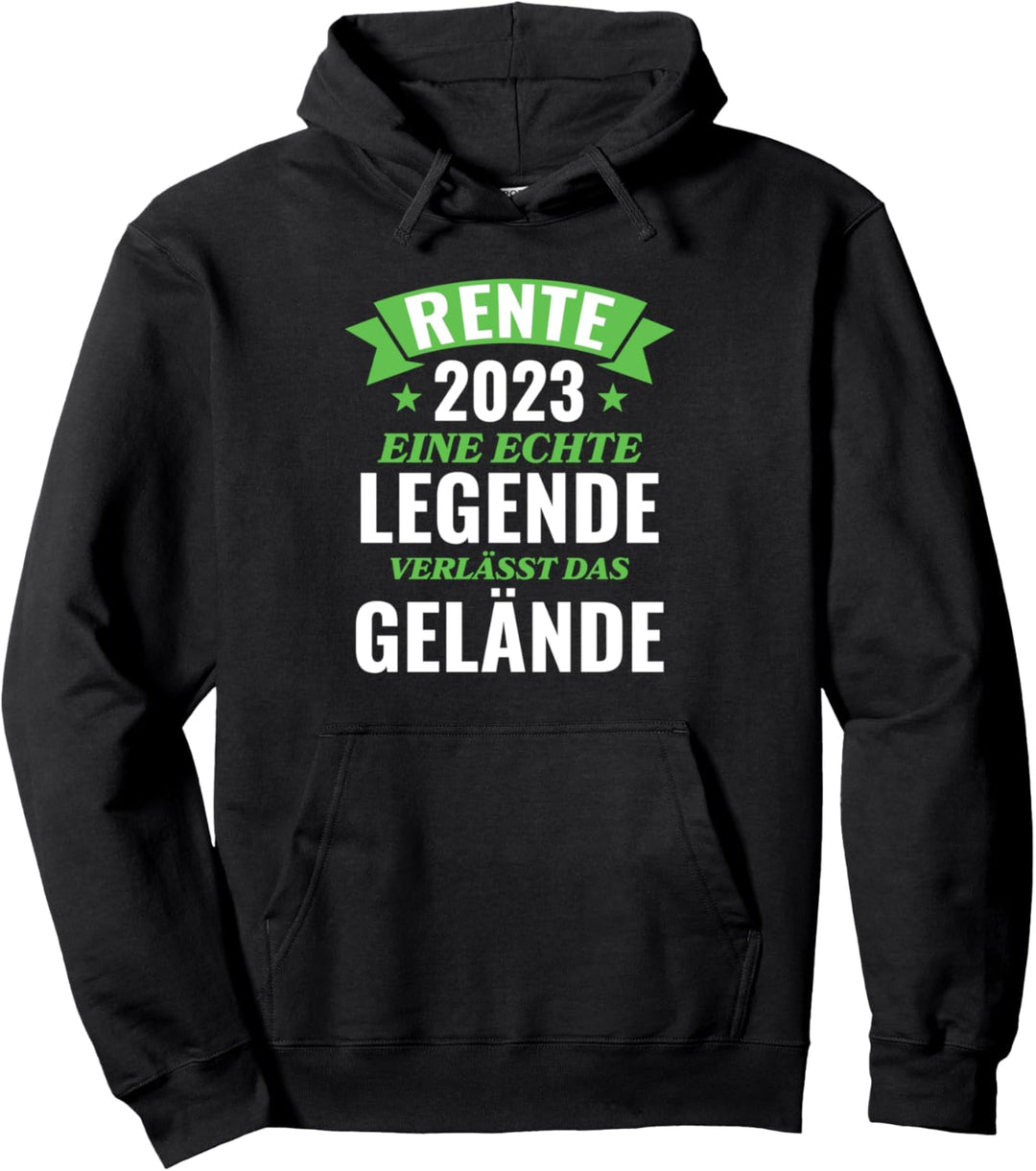 Rente 2023 Ruhestand 2023 Rentner Pension Lustig Pullover Hoodie