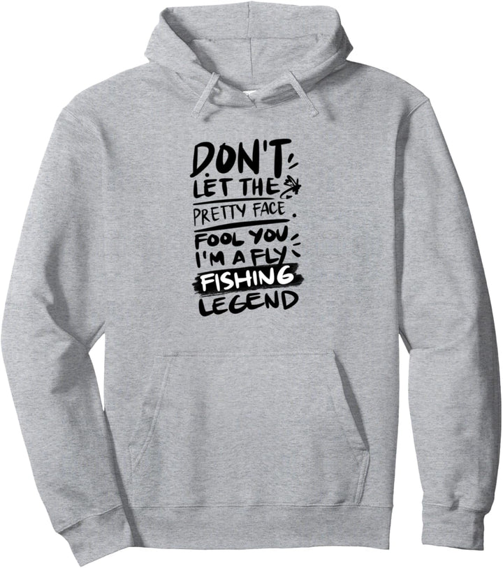 Fliegenfischer Legende Natur Angler Fischer Pullover Hoodie