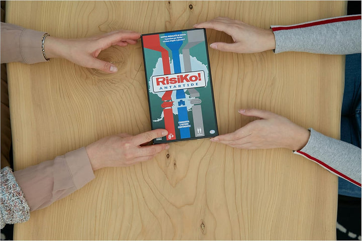EDITRICE GIOCHI, Risiko! Antarktis, Strategiespiel, 2 Spiele in Box in 1 für Herausforderungen zwisc