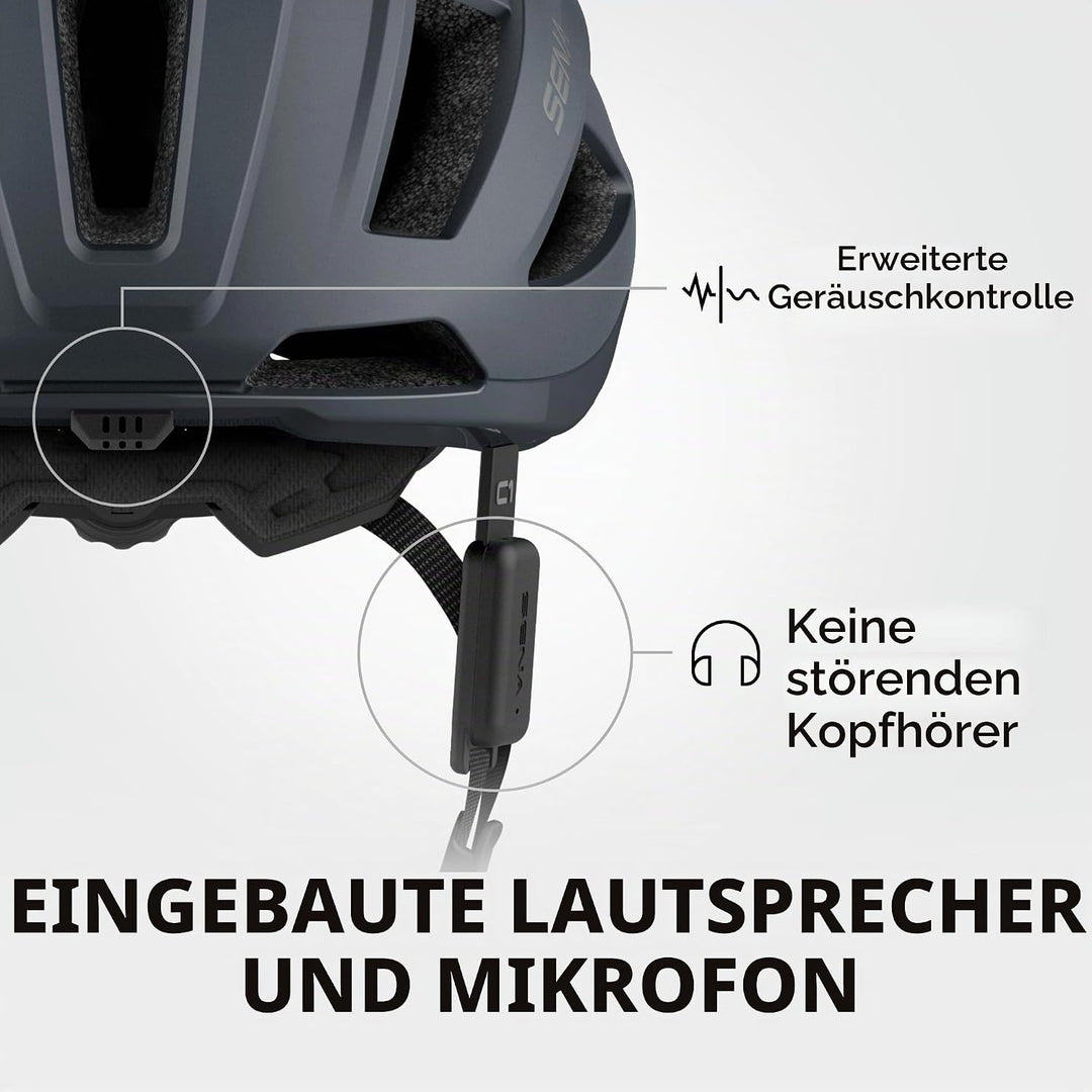 Sena C1 Smart Helm mit Bluetooth Gegensprechanlage und Smartphone-Konnektivität für Musik, GPS und T