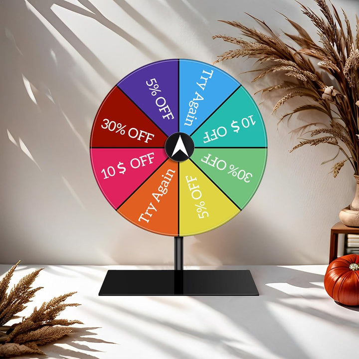 2Stk Glücksrad Zum Drehen – Preisrad Mit 8 Dreiecke Zum Schreiben | Fortune Roulette Spinnings-Spiel