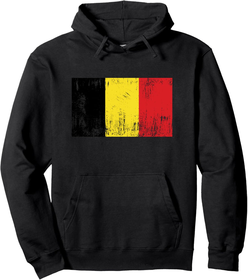 Belgien Belgische Fahne Flagge Geschenk Fussball-Fan Sport Pullover Hoodie