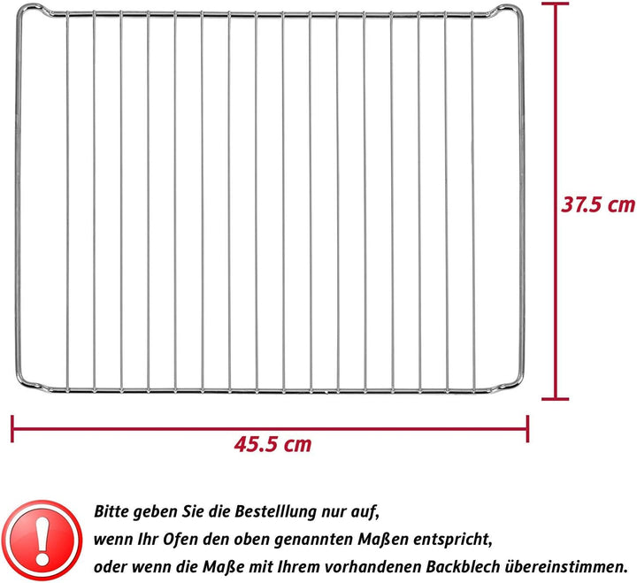 ICQN 455 x 375 mm Gitter, Passend für Bosch, Siemens, Neff, Constructa, Flavel und Simfer, Backofenr
