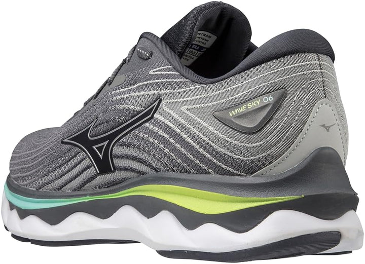 Mizuno Herren Wave Sky 6Laufschuh 42 EU Quiet Shade Silver, 42 EU Quiet Shade Silver