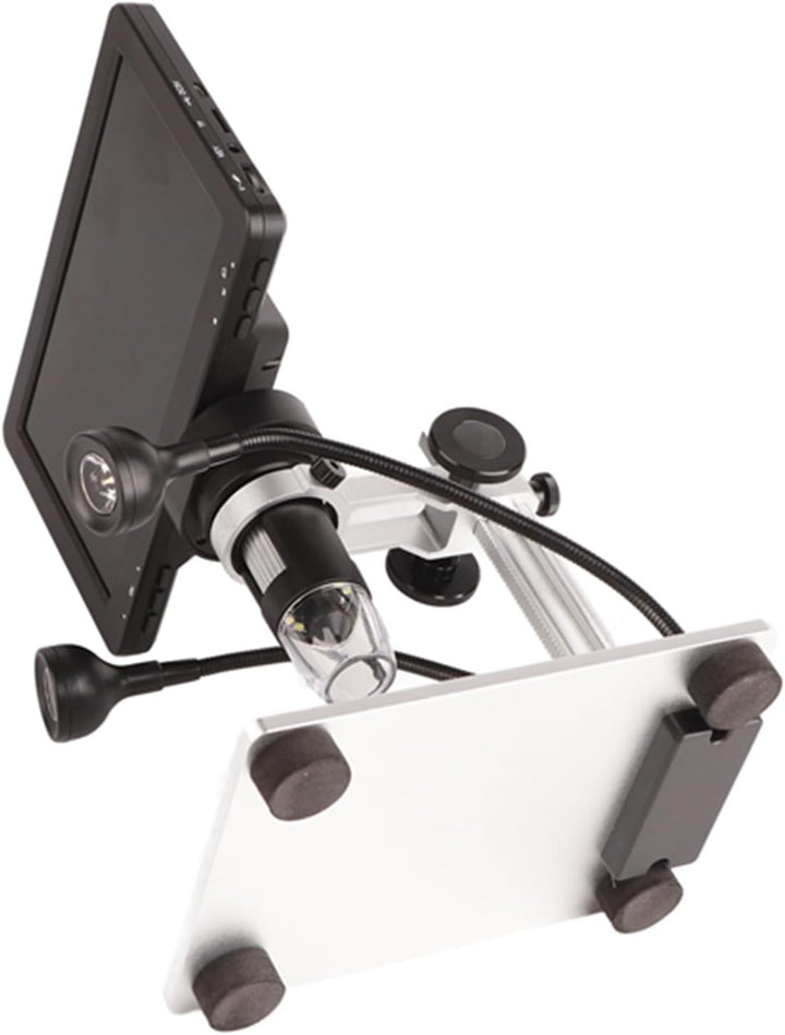 Lazmin 12MP Digitalmikroskop, 1200x industrielles elektrisches USB-Mikroskop mit 7-Zoll-HD-Grossbild