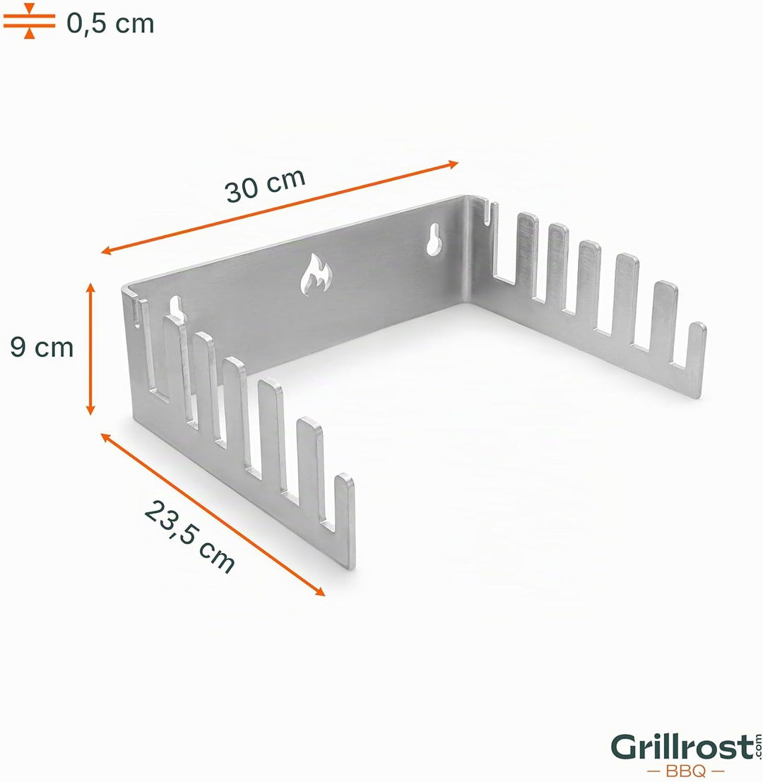 Grillrost.com Das Original Rosthalter für Keramikgrills | extrem massiv - aus 5mm Edelstahl | schaff